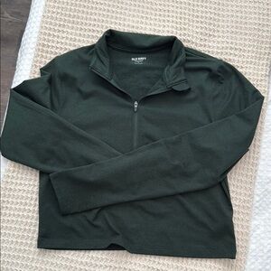 Old Navy Cropped Green Sweater